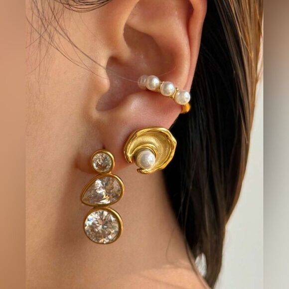 Diamond earrings N1168 - Picture 1 of 4